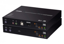 /extender, KVM USB, HDMI/DP+AUDIO+RS232, 300 ., 2x. (10GBase-SW/850nm Multi-Mode/LC),,,, 2xDC 12V, ( 4096x2160 60Hz 4:4:4;2160p)