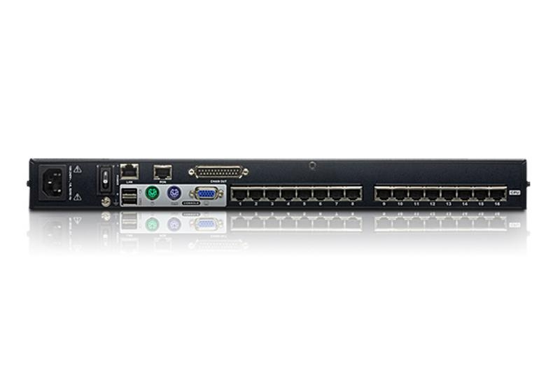 KH1516Ai-AX-G 16-и портовый IP KVM-переключатель с кабельной системой ...