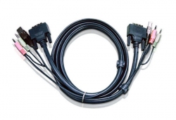 2L-7D03U — КВМ-кабель с интерфейсами USB, DVI-D Single Link (3м)