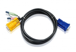 2L-5202A — КВМ-кабель с интерфейсами передачи звука, VGA (1.8м)