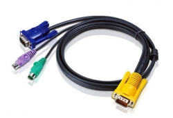 2L-5201P — КВМ-кабель с интерфейсами PS/2, VGA и разъемом SPHD 3-в-1 (1.2м)