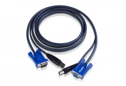 2L-5002U —  КВМ-кабель с интерфейсами USB, VGA (1.8м)