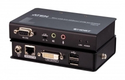 CE611-AT-G — Mini USB DVI HDBaseT ™ KVM Удлинитель (1920 x 1200 на 100 м)