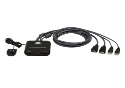 CS22HF-AT —  2-портовый, USB, FHD HDMI, кабельный KVM-переключатель