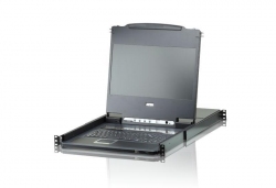 CL6708MW-ATA-RG — 8-портовый КВМ-коммутатор с широкоэкранным ЖК-дисплеем и интерфейсом DVI 