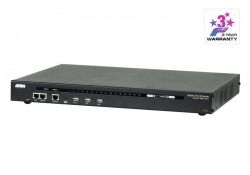 SN0116CO-AX-G — 16-портовый консольный сервер с двумя блоками питания/LAN для подключения устройств с последовательным интерфейсом 
