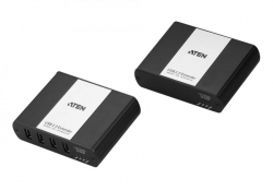 UEH4002A-AT-G — 4-портовый USB 2.0 удлинитель по кабелю Cat 5 (до 100м)