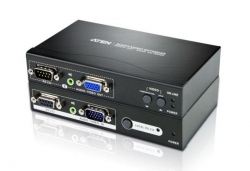 VE200-A7-G — Удлинитель VGA, Аудио и RS-232 по кабелю Cat 5, Dual Output (1280х1024@200м)
