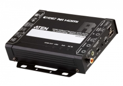 VE2812PR-AT-G — HDMI HDBaseT приемник с извлекателем звука и поддержкой двунаправленного PoH (4K@100м) (HDBaseT Class A) (PoH PSE & PD)